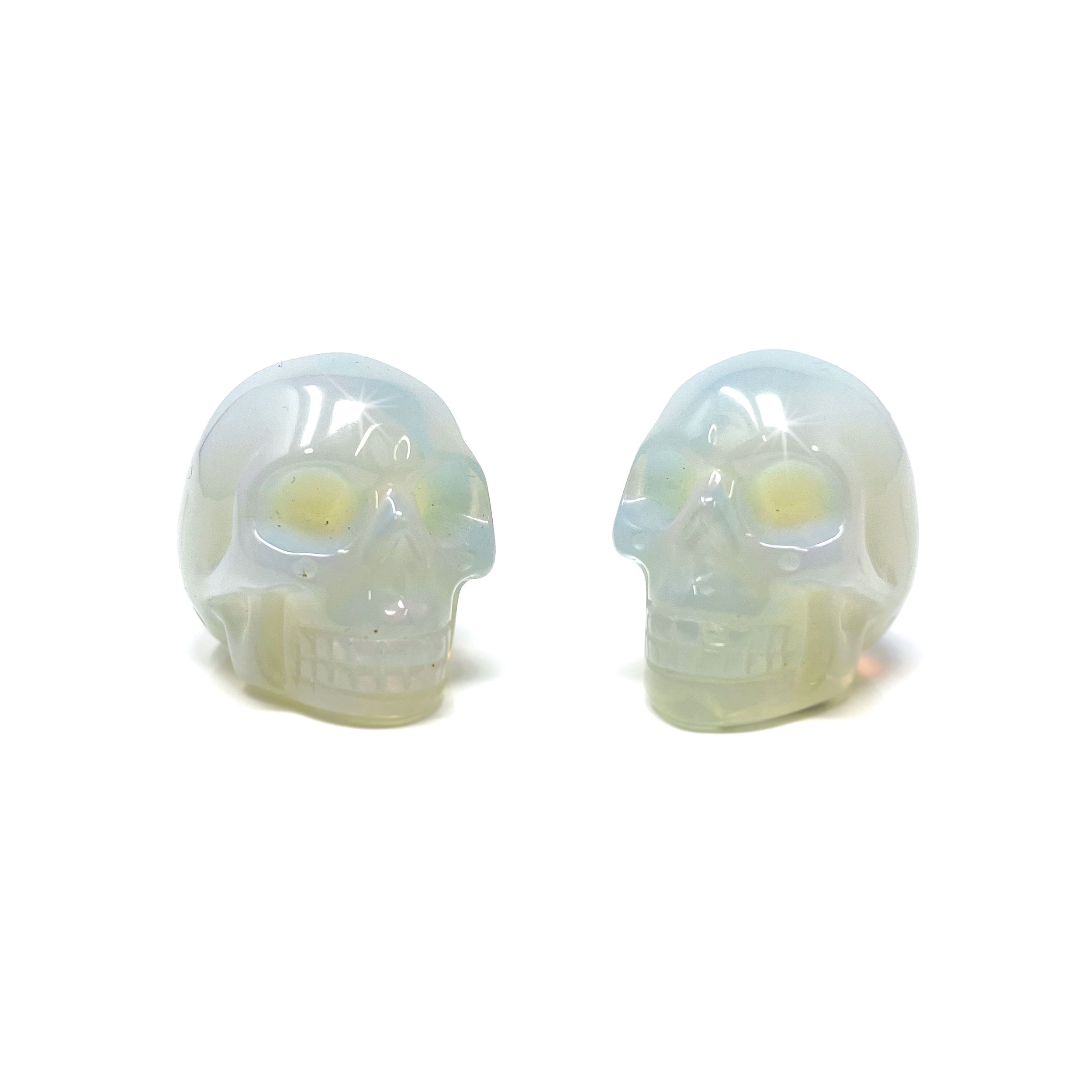 Opalite Skull Carving (Sold in Singles)