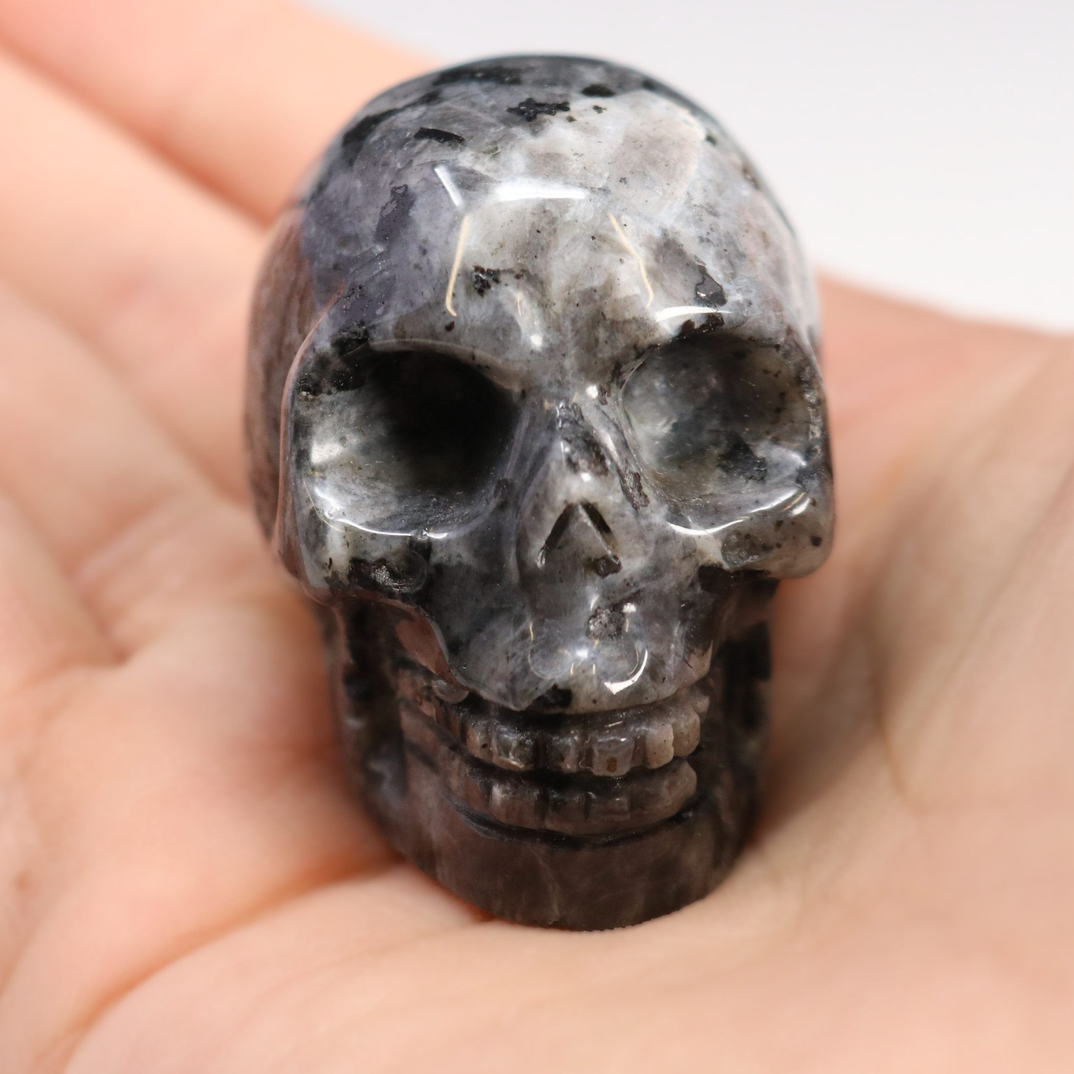 Lavarkite Skull Carving (Sold in Singles)