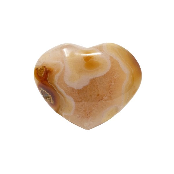Closeup photo of Carnelian Heart