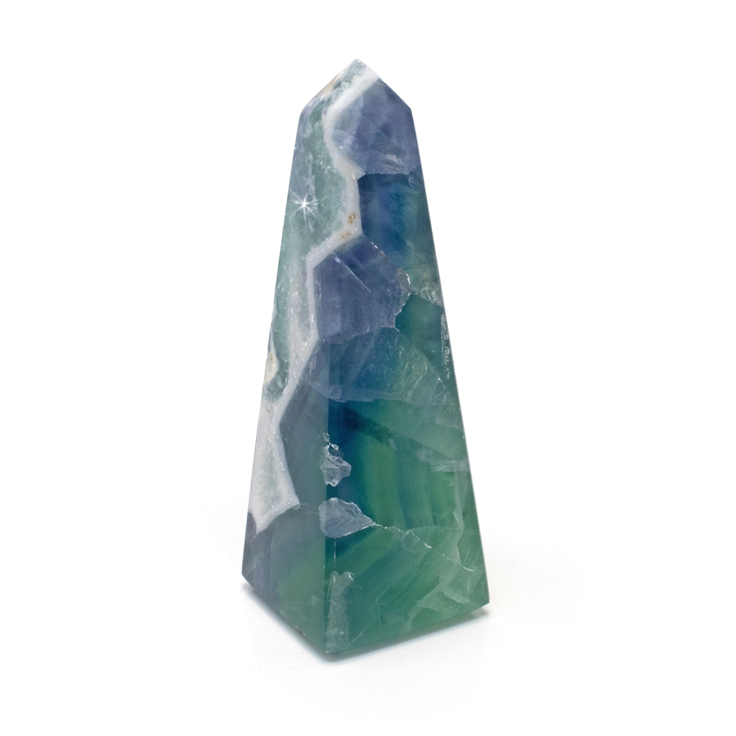 Rainbow Fluorite Obelisk