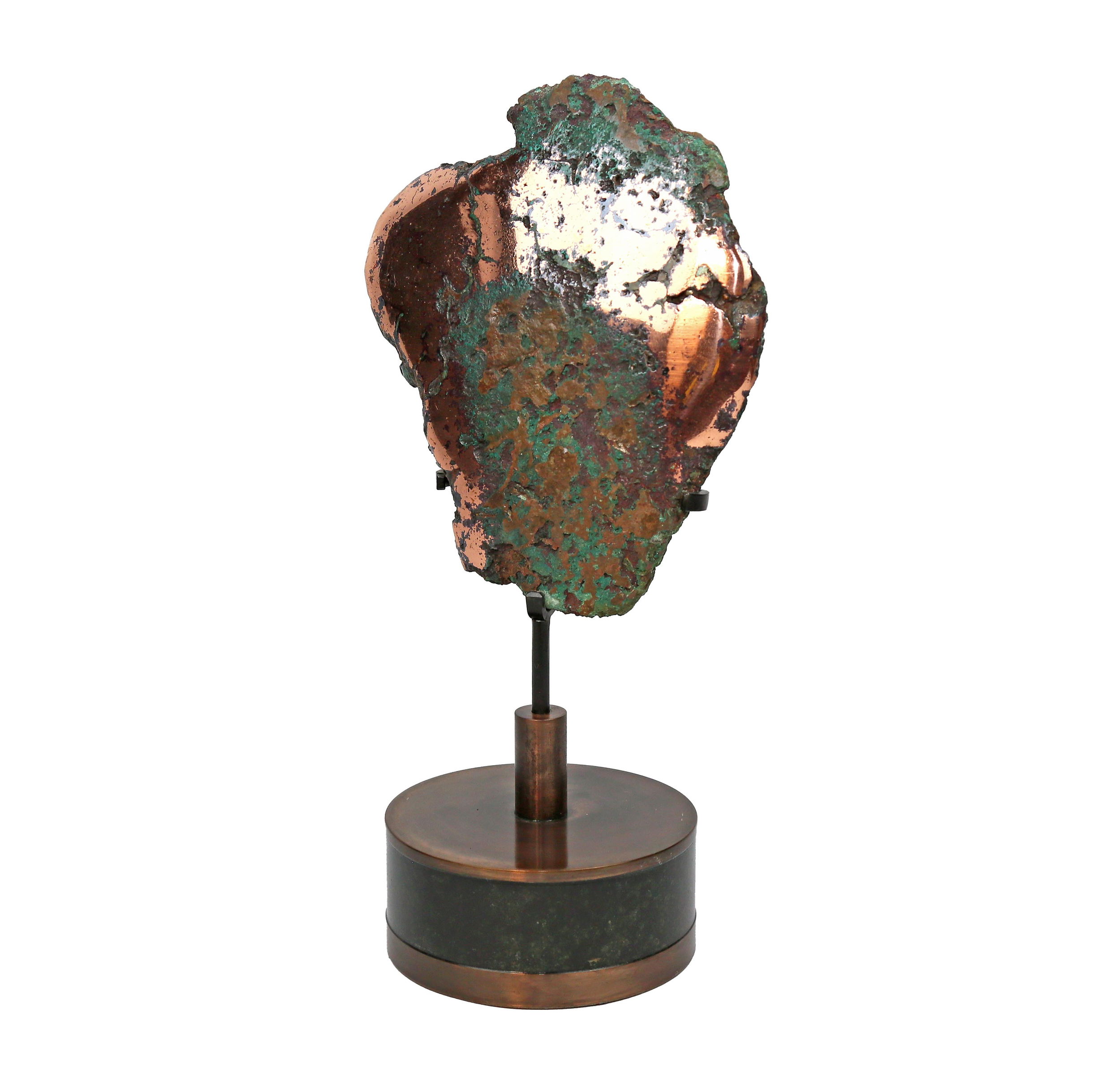 Michigan Float Copper Nugget on Custom Stand