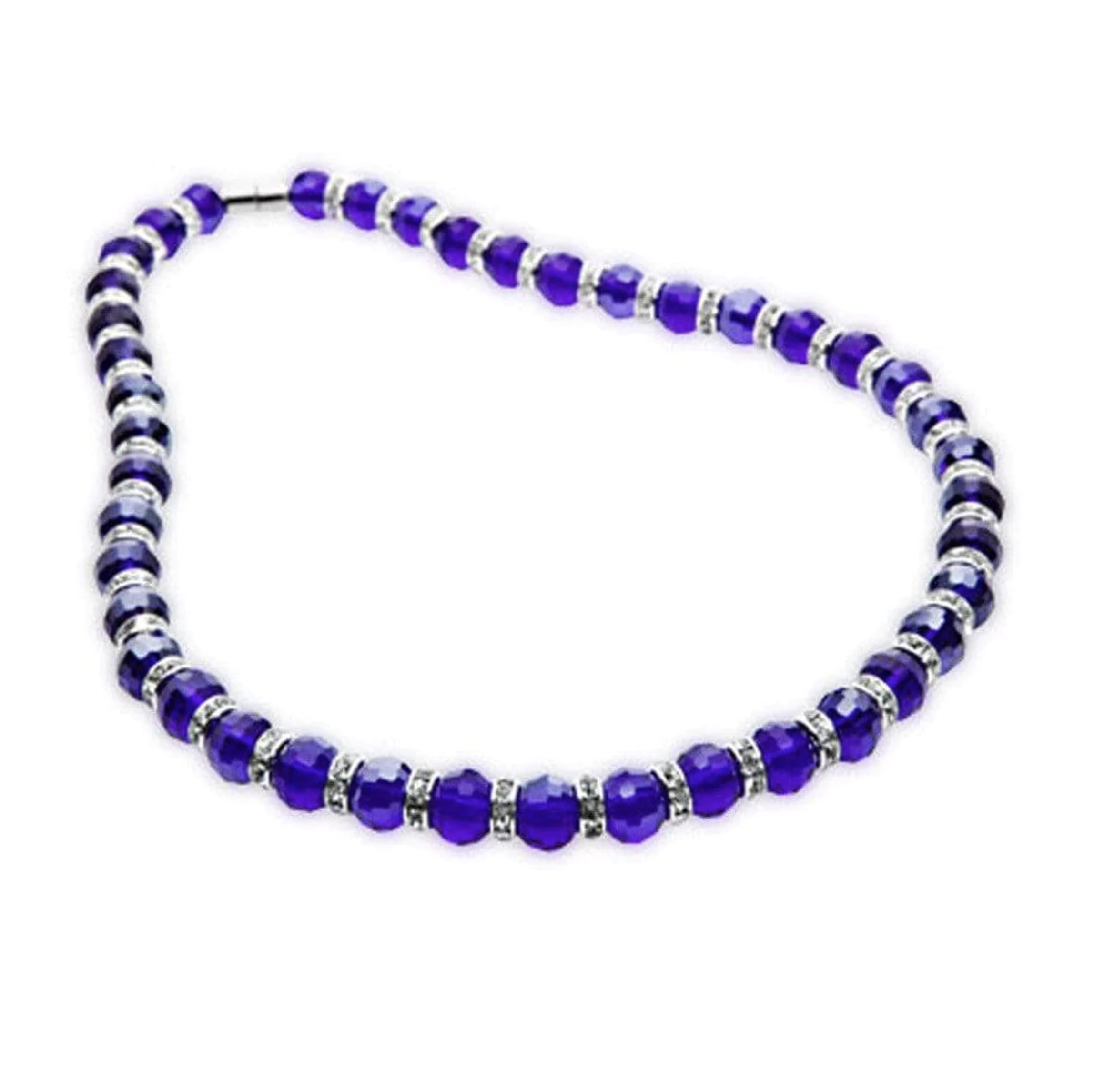Crystal Necklace - Blue Jewel