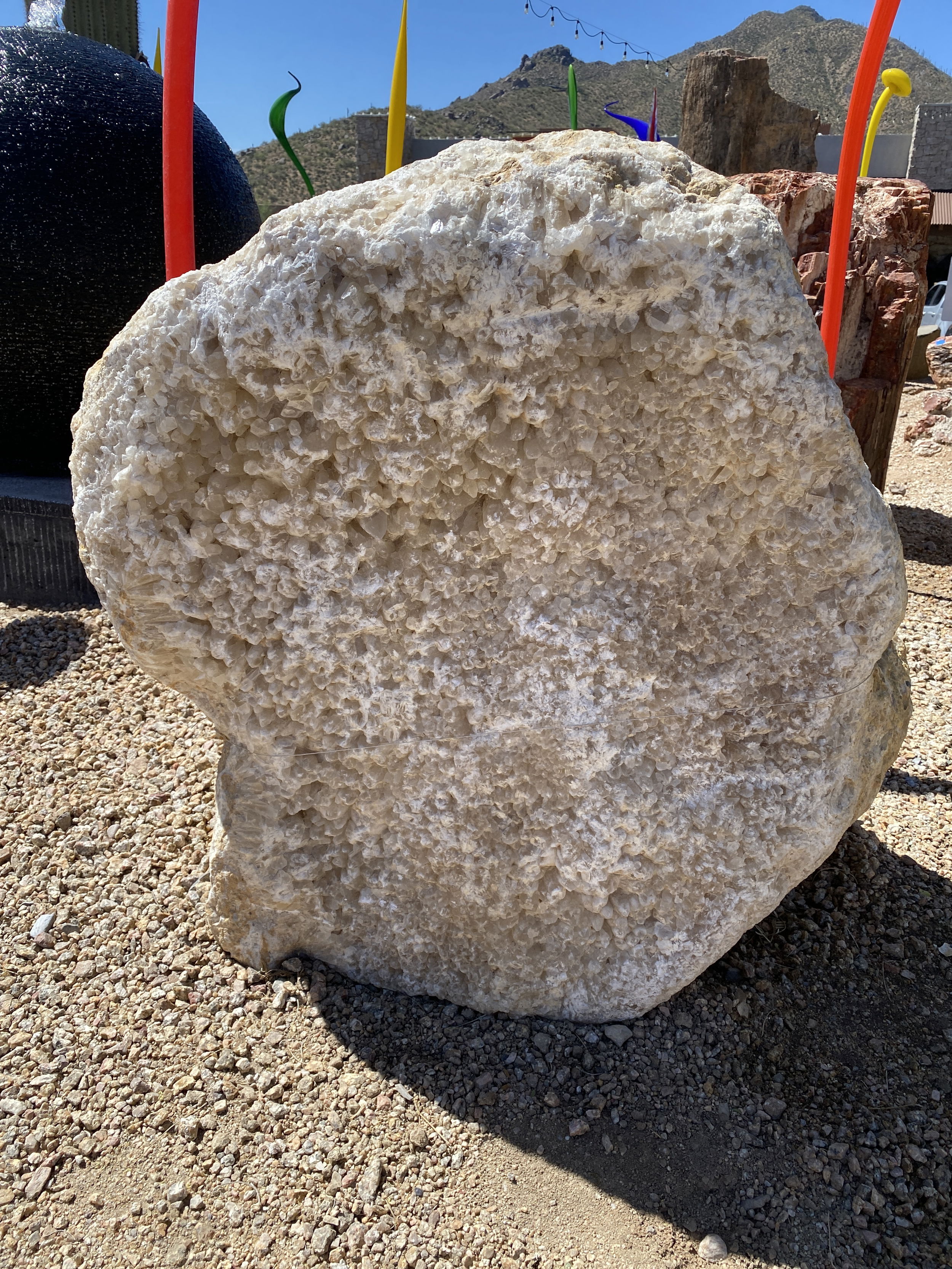 Calcite Crystal Onyx Fountain Boulder