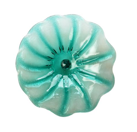 Wall Plate Small - Ocean Green Bubble Starburst