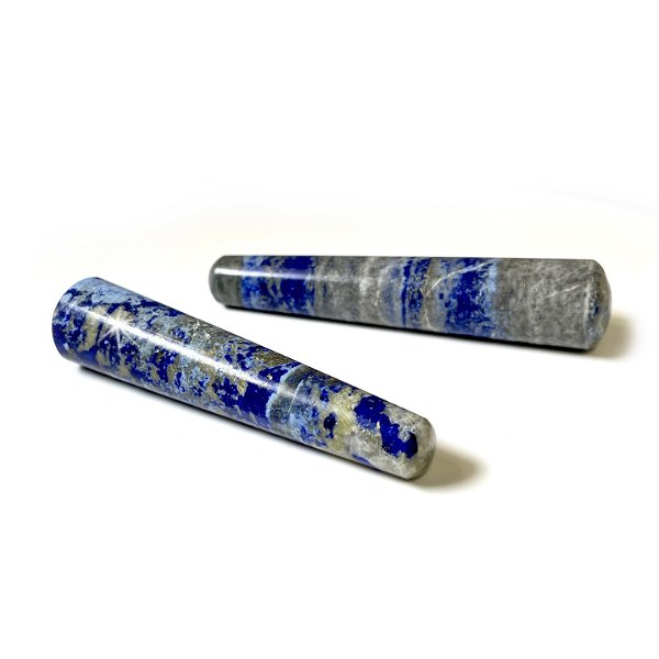 Closeup photo of Lapis Lazuli Massage Wand