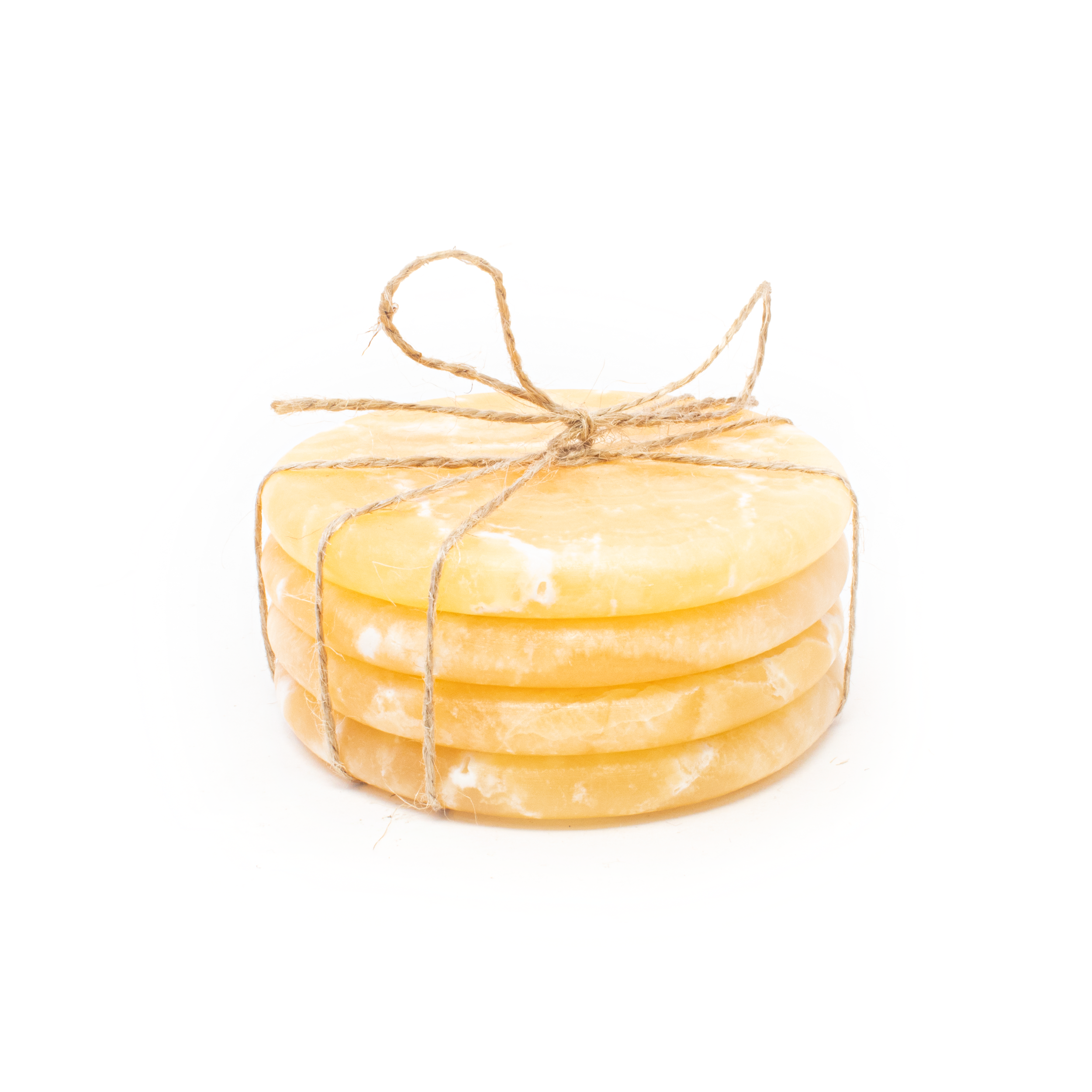Miel Cloud Onyx Coasters Set of 4