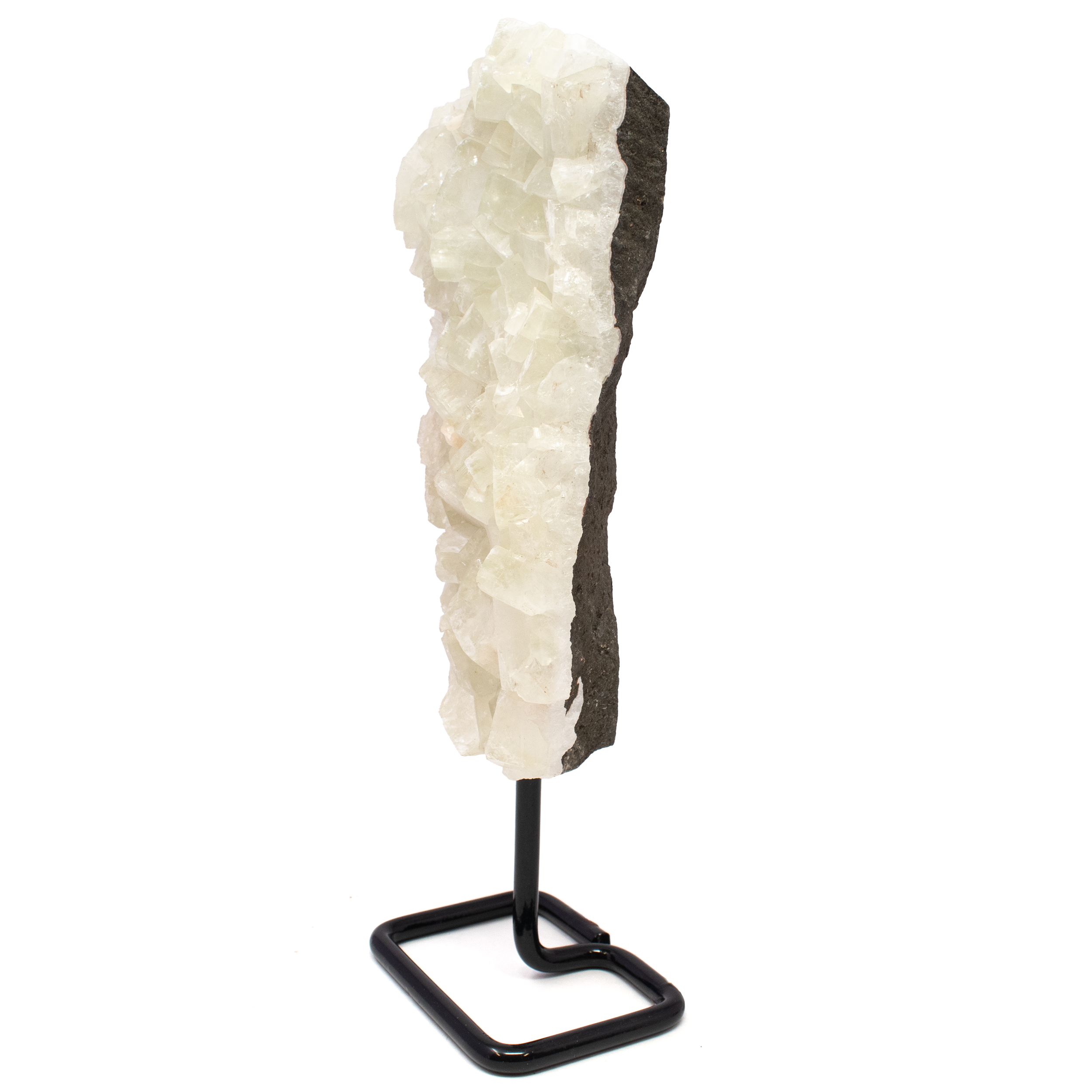 Zeolite on Post Stand with Apophillite & Splash of Peach Heulandite
