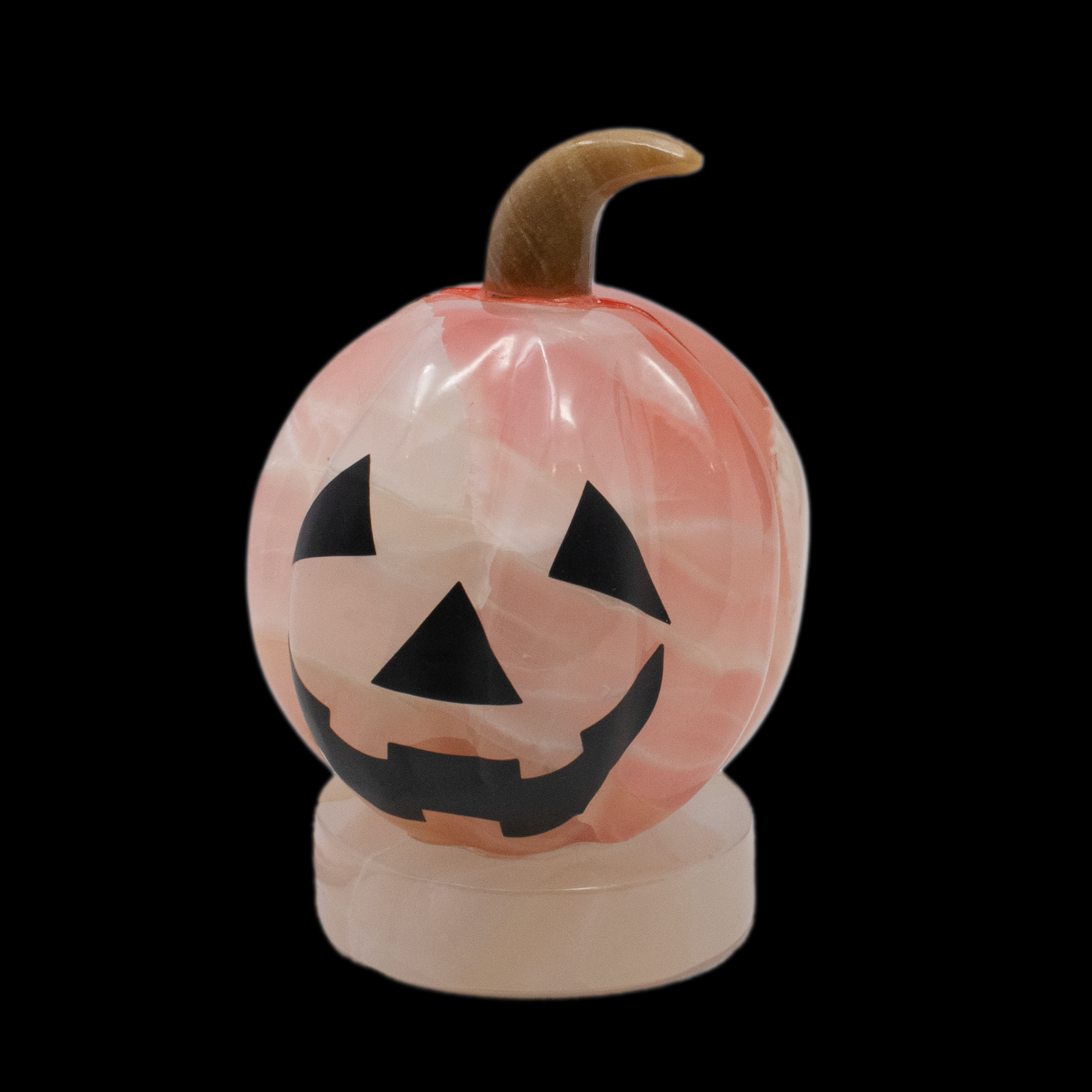 Onyx Jack-o-Lantern Lamp