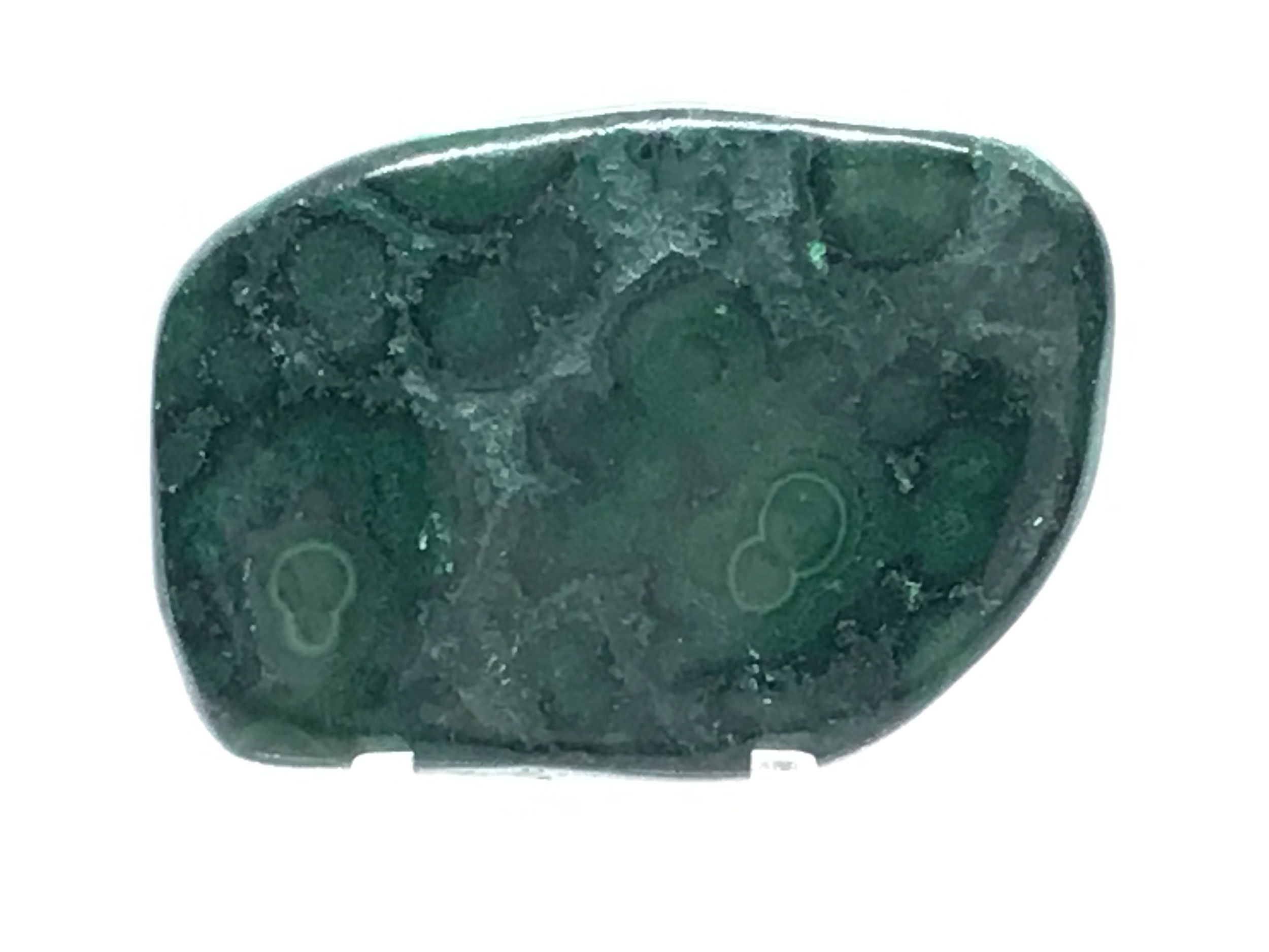 Sourced from Congo, this fully polished Malachite Touchstone features rich, banded green patterns and a smooth, high-gloss finish that feels luxurious in the hand. Its natural swirls and depth make each piece unique and visually captivating.Ideal for meditation, energy work, or as a striking decor accent, malachite is cherished for its grounding and transformative properties. A perfect gift or personal treasure, it brings harmony, elegance, and nature’s power into any space. Full Polished Malachite Touchstone from Congo
