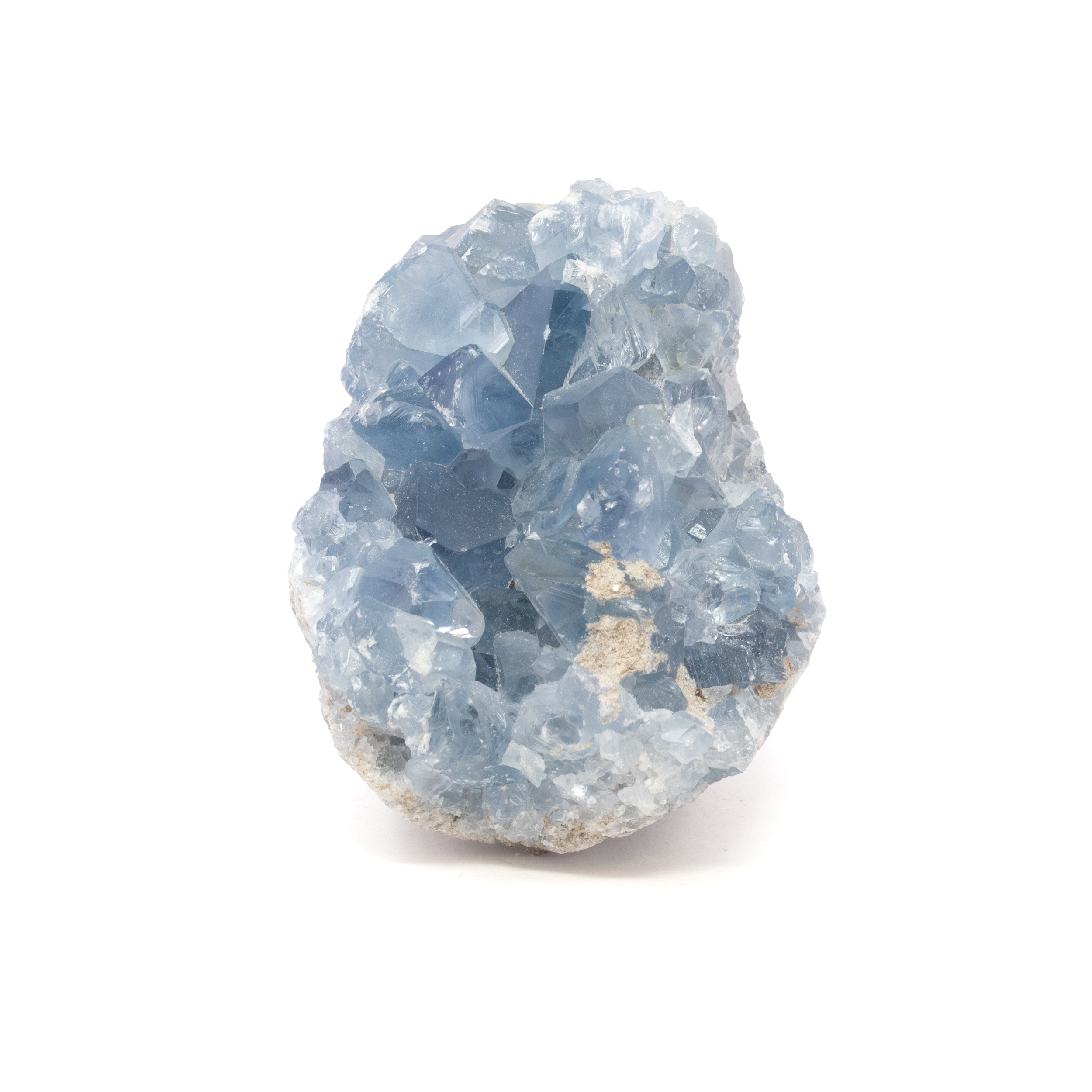 Celestine Crystal Specimen from Madagascar with Lucite Stand