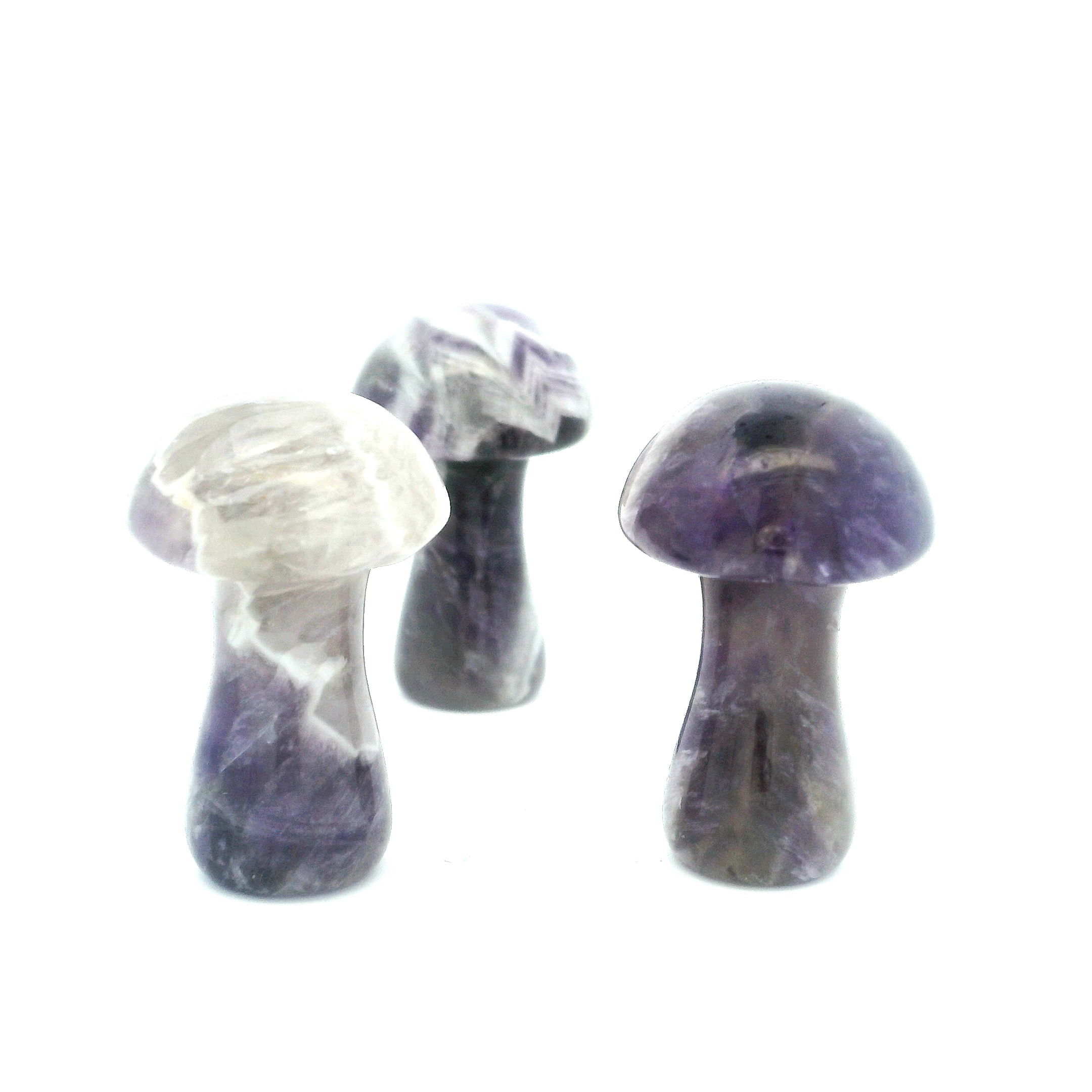Amethyst 1" Mushroom Carving
