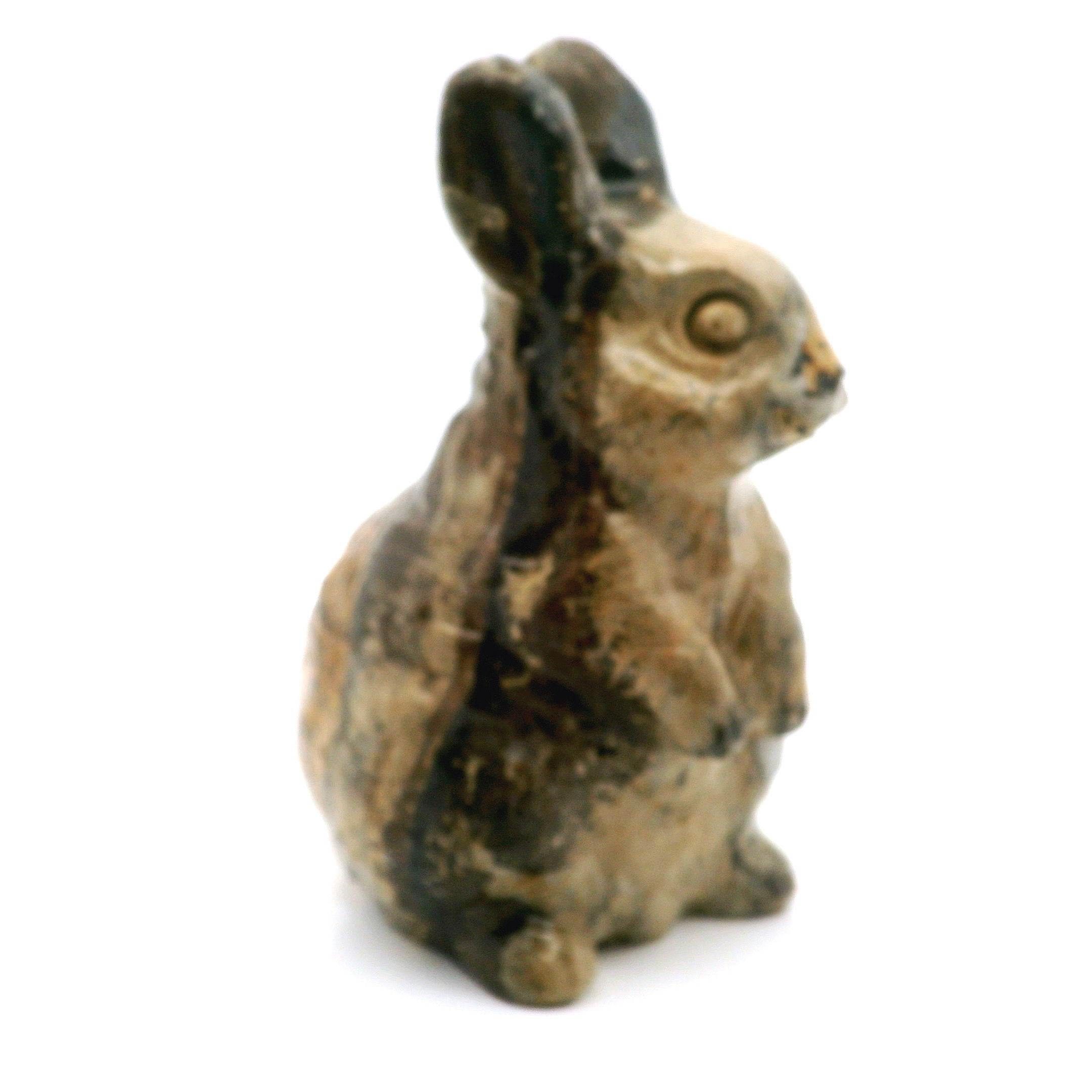 Elevate your space with the enchanting Dendritic Jasper Rabbit Carving – Ears Up. Skillfully handcrafted from natural dendritic jasper, this unique sculpture captures a rabbit in a charming, alert posture with its ears perked up, embodying both curiosity and gentle energy. Each piece showcases intricate earthy patterns and soothing hues that make every carving one-of-a-kind. Dendritic Jasper Rabbit Carving - Ears Up