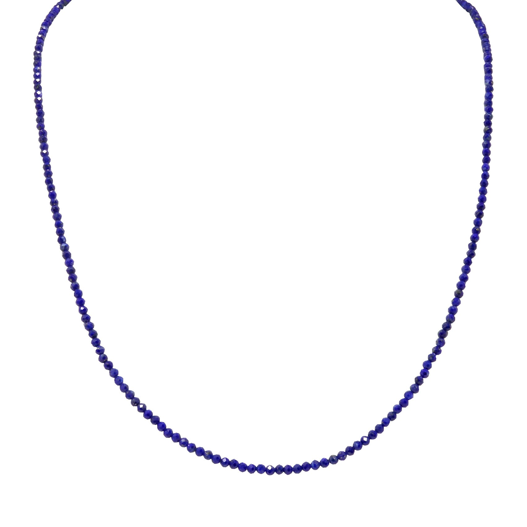 Lapis Lazuli Beaded Chain -2mm Single Strand