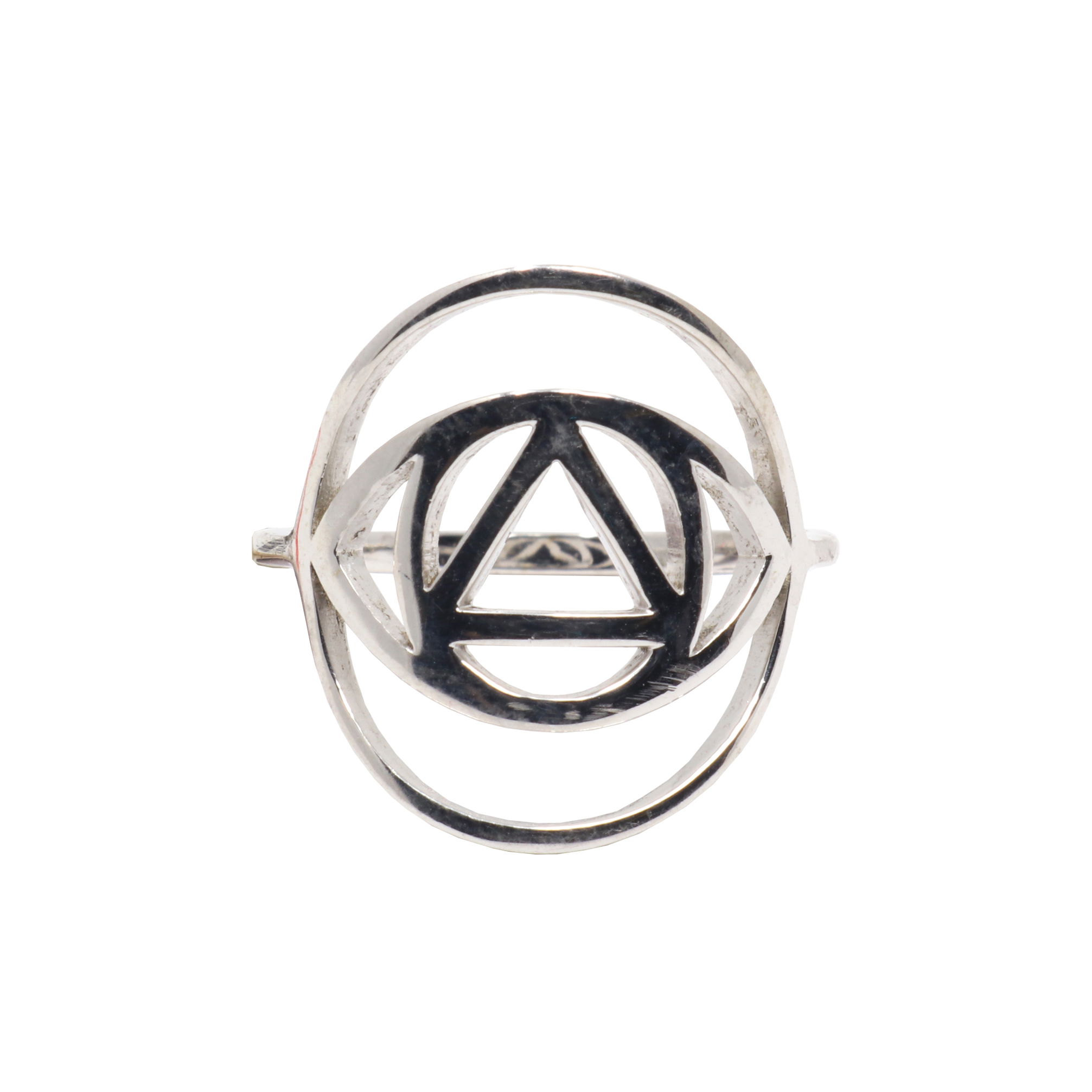 Silver Ring Size 8 Brow Chakra (aka Third Eye Chakra)