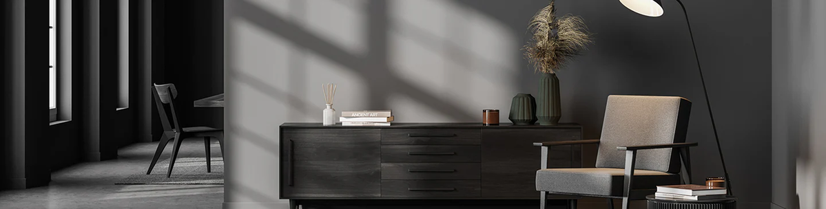 Curated luxury interior detail