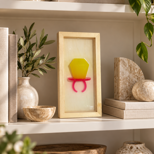 Yellow Ring Pop Resin Art