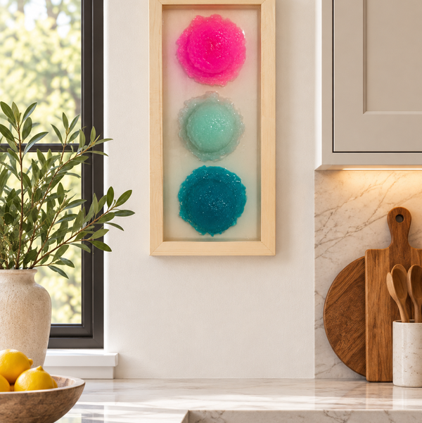 Triple Scoop Resin Art