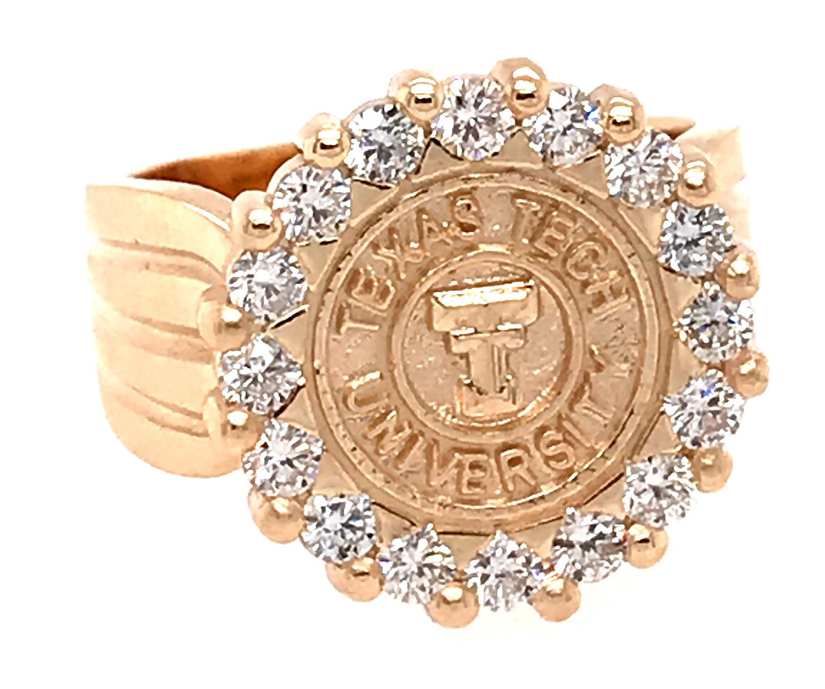 14KYG 18 BR LAB GROWN DIAMONDS 0.50CT LADIES RING TO HOLD 10MM ROUND COIN (SEPARATE) 14KYG 18 BR LAB GROWN DIAMONDS 0.50CT LADIES RING TO HOLD 10MM ROUND COIN (SEPARATE)