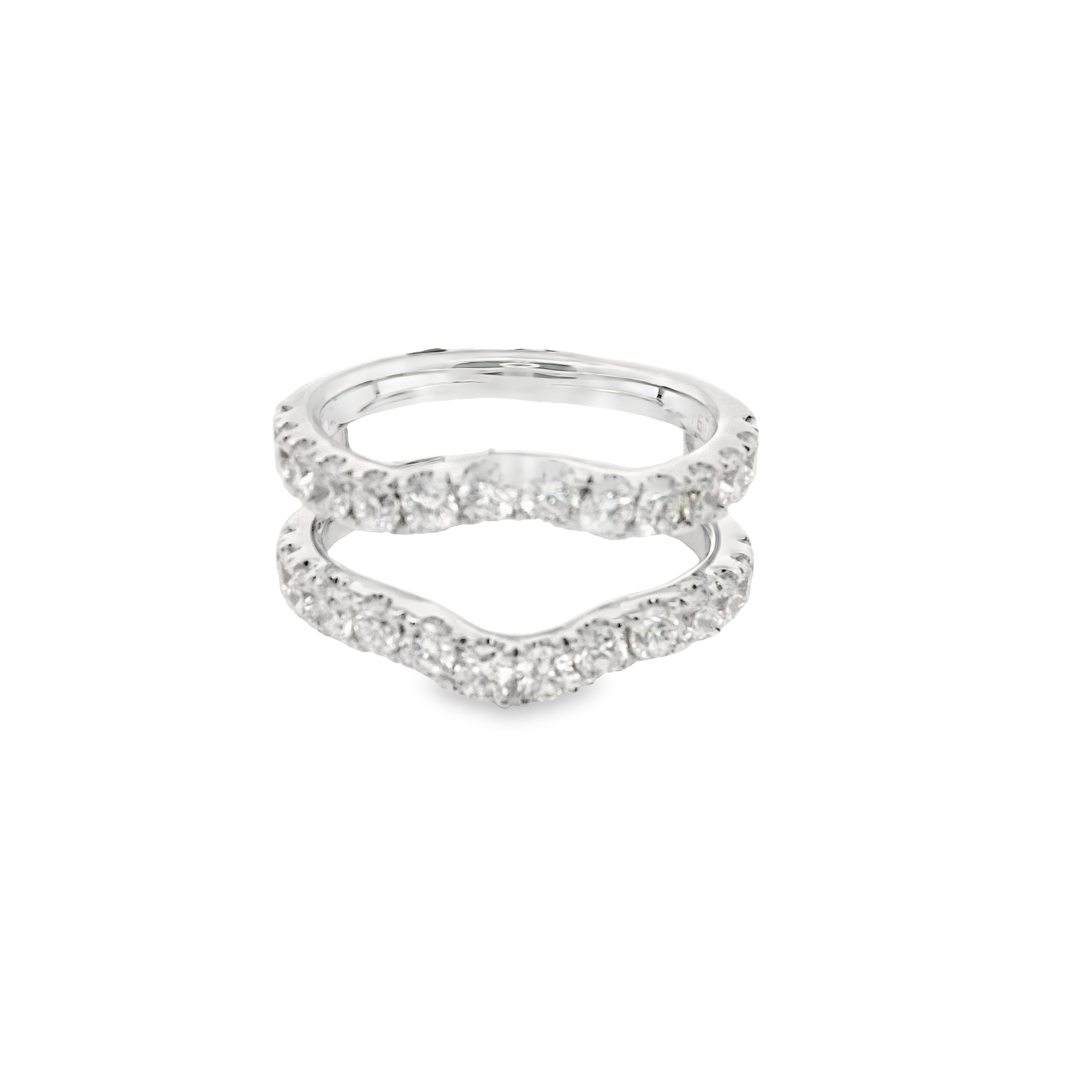 14K WG 28 BR DIA'S 1.50CT PRONG SET CURVED RING GUARD 14K WG 28 BR DIA'S 1.50CT PRONG SET CURVED RING GUARD