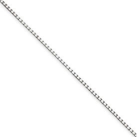 14KWG 0.86MM 18" BOX CHAIN