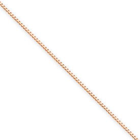 14K RG 0.64MM 18" BOX CHAIN