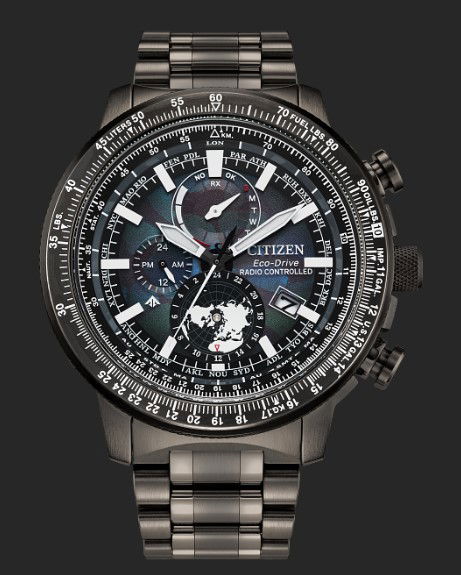 Men's new limited-edition Promaster Geo Trekker. This timepiece features global Radio Control timekeeping for exceptional accuracy and a dial inspired by the geological layers of Earth’s crust, made of recycled materials using a structural color ink devel Men's new limited-edition Promaster Geo Trekker. This timepiece features global Radio Control timekeeping for exceptional accuracy and a dial inspired by the geological layers of Earth’s crust, made of recycled materials using a structural color ink