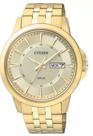CITIZEN YELLOW TONE QUARTZ WATCH