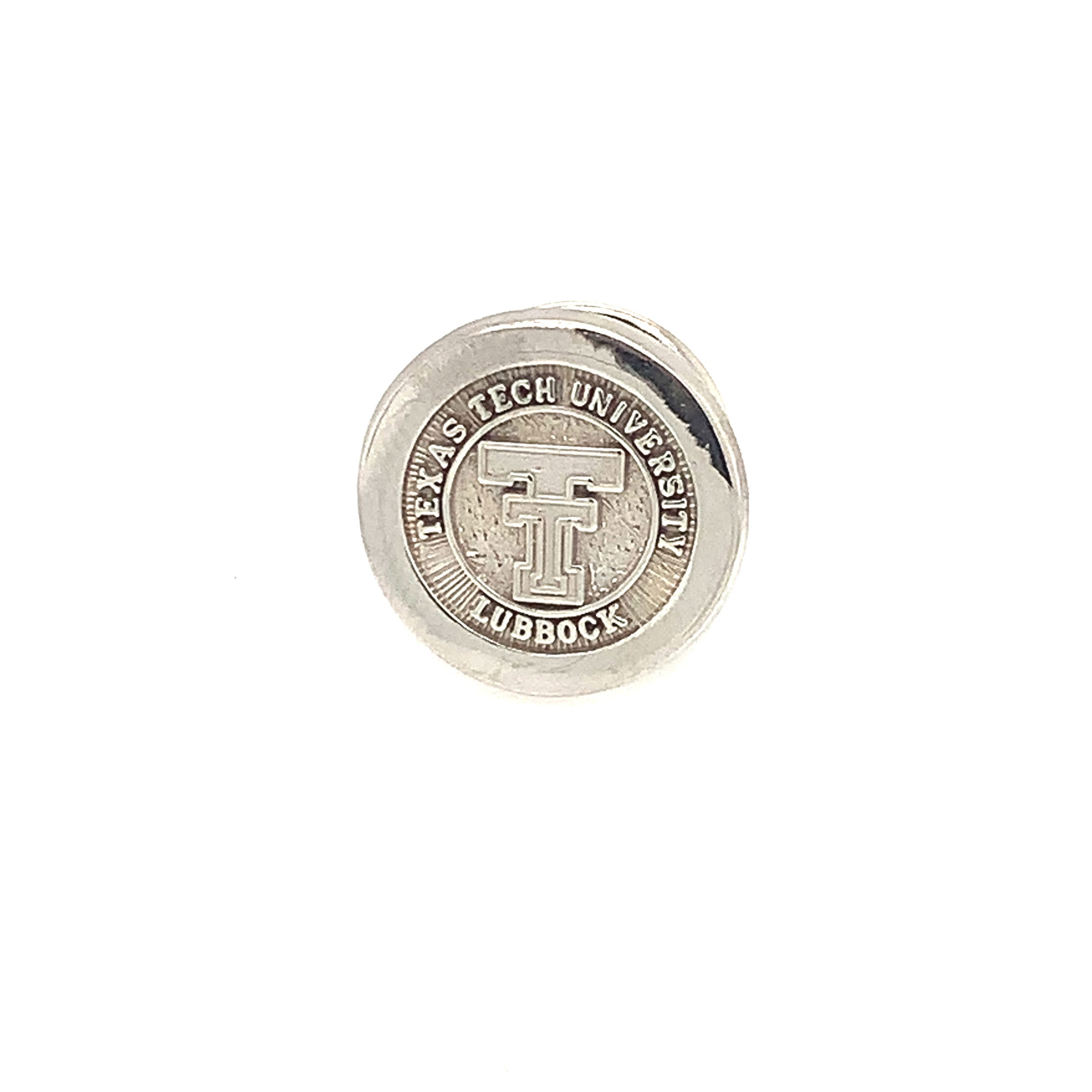 14KT WG 13MM ROUND TEXAS TECH UNIVERSITY TIE TACK ***WITH LIFETIME WARRANTY*** 14KT WG 13MM ROUND TEXAS TECH UNIVERSITY TIE TACK ***WITH LIFETIME WARRANTY***