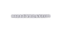 14KWG 43 BR DIAMONDS 0.20CT MICRO-PAVE STRAIGHT PRONG BAND