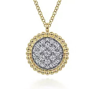 14KYG 23 BR DIAMONDS 0.24CT CLUSTER PENDANT ON 17.5" CABLE CHAIN 14KYG 23 BR DIAMONDS 0.24CT CLUSTER PENDANT ON 17.5" CABLE CHAIN
