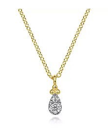 14KYG 2 BR DIAMONDS 0.10CT FASHION BUJUKAN PEND/NECKLACE - 17.5" 14KYG 2 BR DIAMONDS 0.10CT FASHION BUJUKAN PEND/NECKLACE - 17.5"