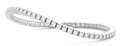 14K WG 68 BR DIA'S 2.05CT STRETCH TENNIS BRACELET