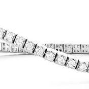 14K WG 68 BR DIA'S 2.05CT STRETCH TENNIS BRACELET