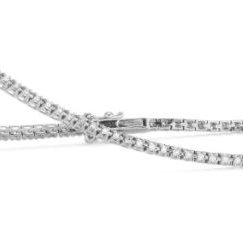 14KWG 96 BR DIA 0.50CT 7" TENNIS BRACELET