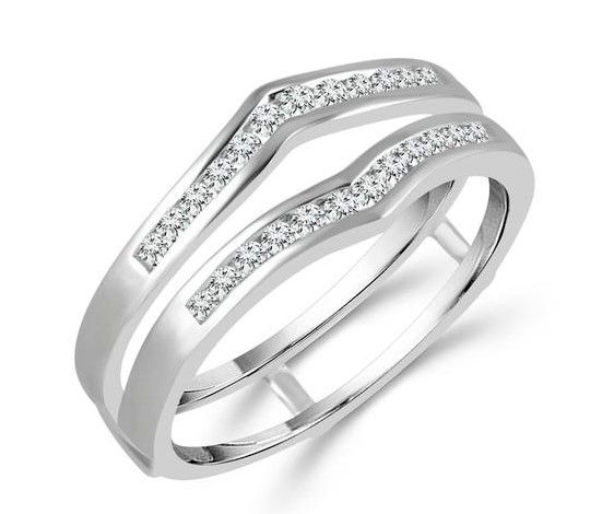 14KWG 24 BR DIAMONDS 0.25CT CHANNEL SET RING GUARD 14KWG 24 BR DIAMONDS 0.25CT CHANNEL SET RING GUARD