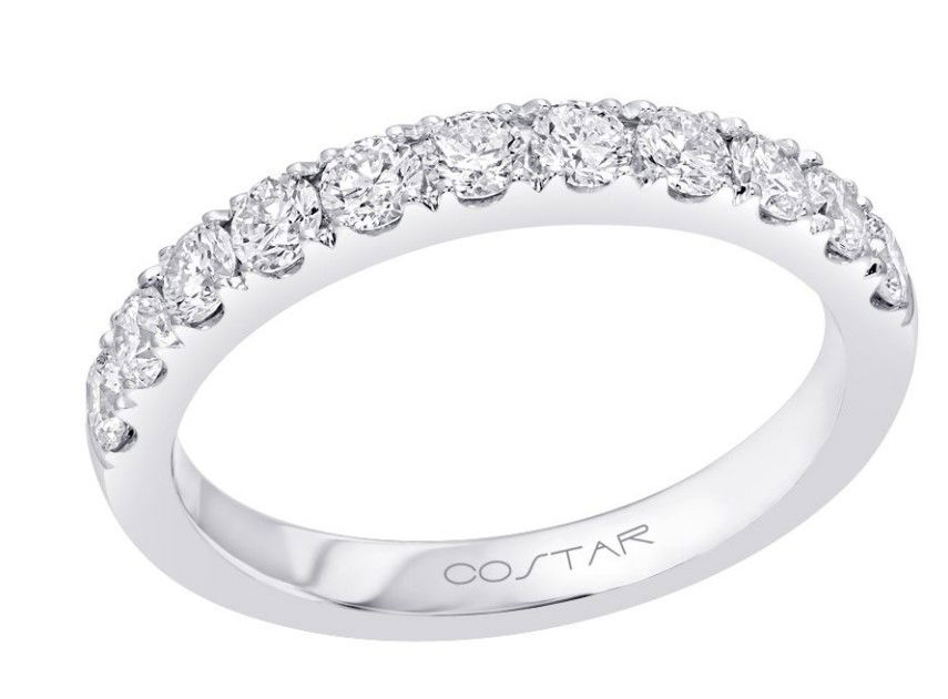 14KWG 11 BR DIA 0.75CT STRAIGHT PRONG BAND 14KWG 11 BR DIA 0.75CT STRAIGHT PRONG BAND