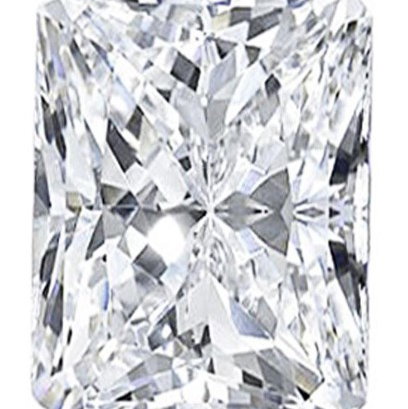 LOOSE 1.50CT H/VS2 GIA#2384818257 ELONGATED RADIANT CUT EARTH MINED DIAMOND