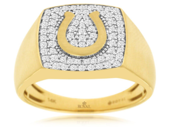 14K YG 70 RD DIA'S 0.50CT MAN'S FASHION RING 14K YG 70 RD DIA'S 0.50CT MAN'S FASHION RING