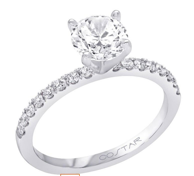 14KWG 16 BR DIA 0.22CT STRAIGHT PRONG SEMI-MOUNT 14KWG 16 BR DIA 0.22CT STRAIGHT PRONG SEMI-MOUNT