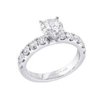 14KWG 10 BR DIA 1.00CT STRAIGHT PRONG SEMI-MOUNT