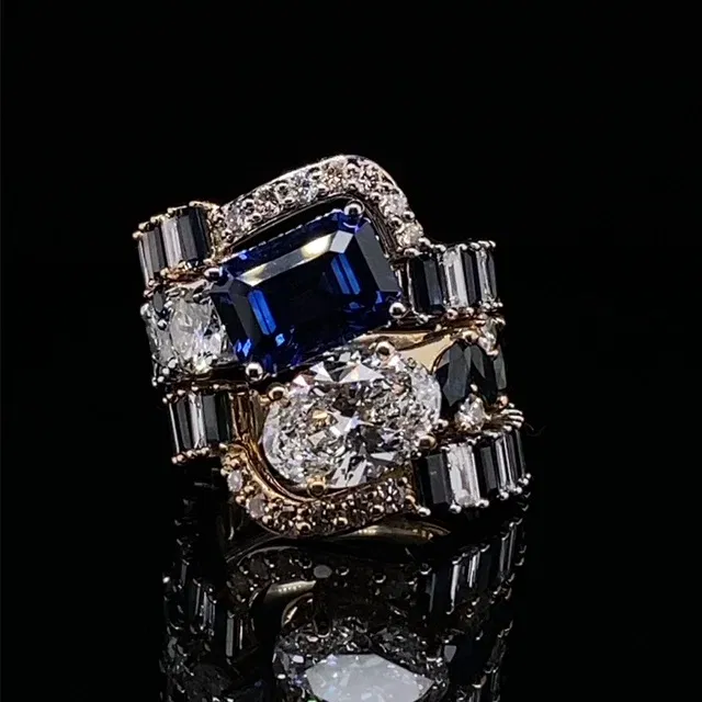 Finished custom jewelry piece polished and ready for its reveal
