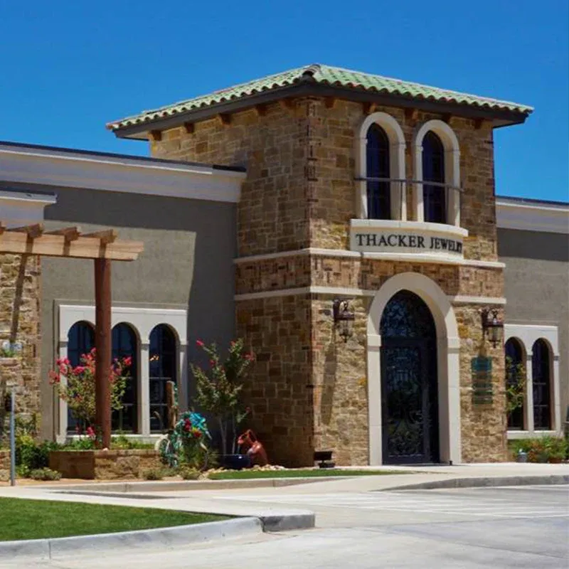 The Thacker Jewelry Lubbock showroom filled with fine jewelry