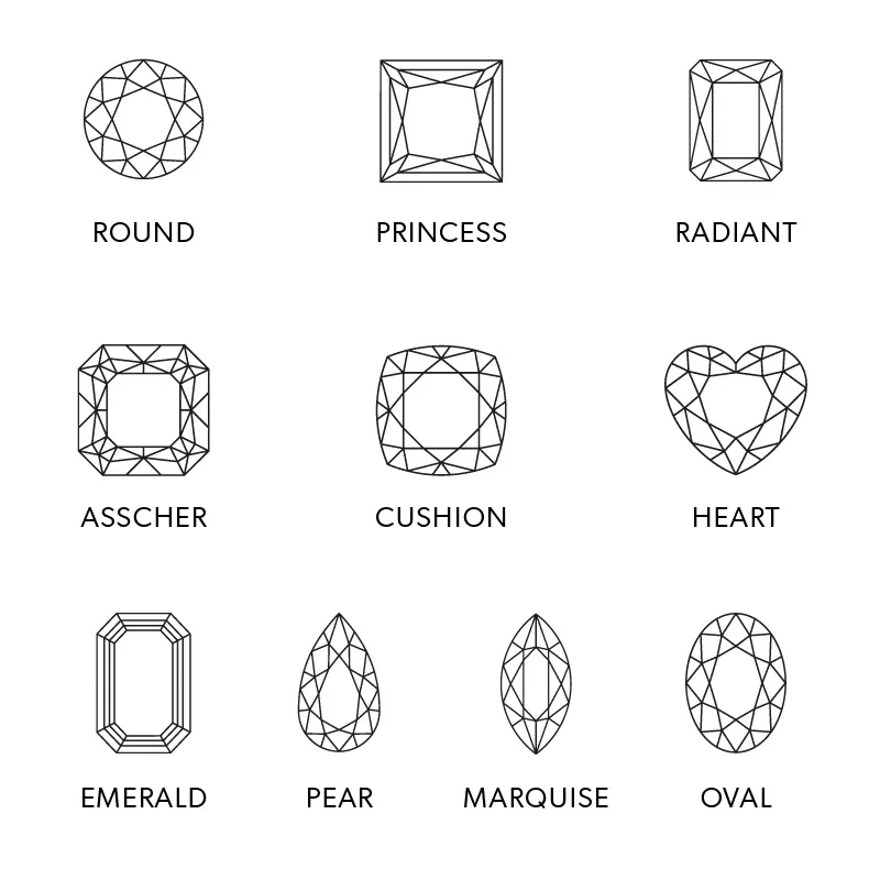 Assorted diamonds