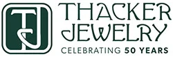 Thacker Fine Jewelry Celebrating 50 Years Logo Thacker Fine Jewelry