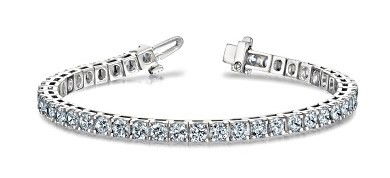 14KWG 51 BR DIAMONDS 7.28CT 4-PRONG TENNIS BRACELET 14KWG 51 BR DIAMONDS 7.28CT 4-PRONG TENNIS BRACELET