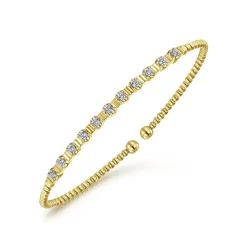 14K YG 11 BR DIA'S 0.32CTW BUJUKAN BANGLE BRACELET-6.25" -S2069404 14K YG 11 BR DIA'S 0.32CTW BUJUKAN BANGLE BRACELET-6.25"