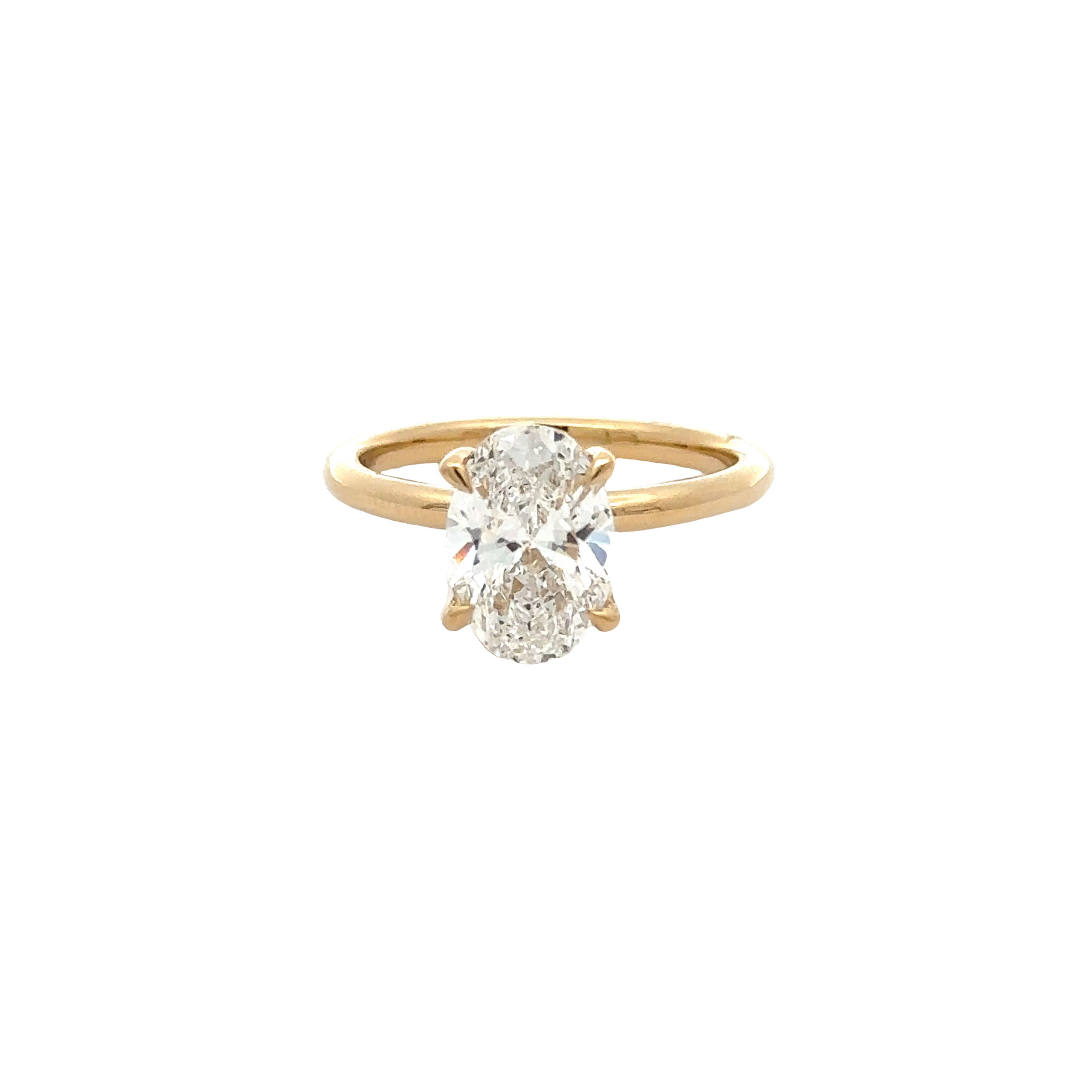 14KYG 14 LG DIA'S 0.10CTW HIDDEN HALO SOLITAIRE W/ 3.01CT E/VS1 OVL LG DIAMOND- IGI #LG683556680 14KYG 14 LG DIA'S 0.10CTW HIDDEN HALO SOLITAIRE W/ 3.01CT E/VS1 OVL LG DIAMOND- IGI #LG683556680