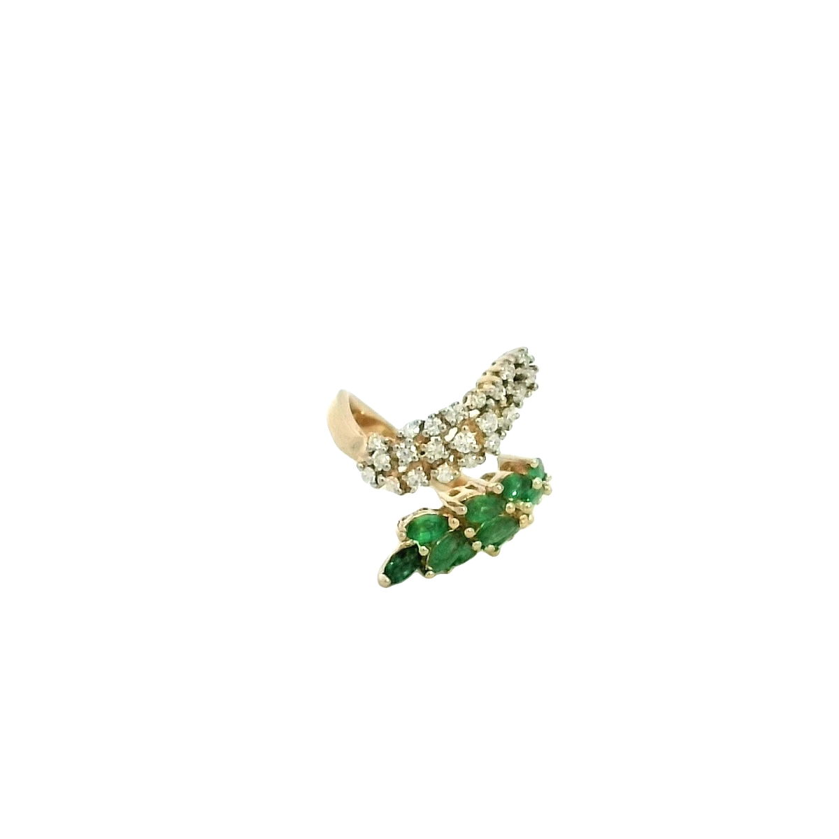 14KYG 11 EMD'S 1.35CTW & 22 DIA'S 0.45CTW FASHION RING 14KYG 11 EMD'S 1.35CTW & 22 DIA'S 0.45CTW FASHION RING