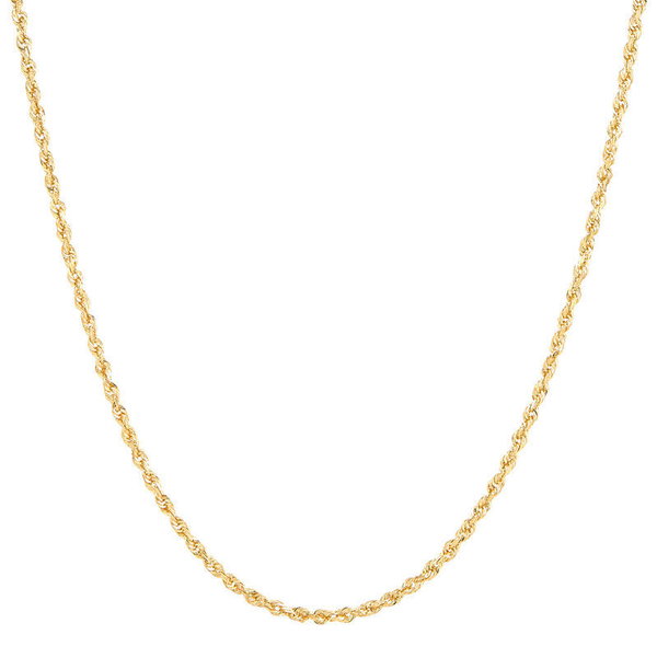 14KY 20" PDC 2.0-2.1MM SOLID DUAL GLITTER CHAIN (016 GAUGE)