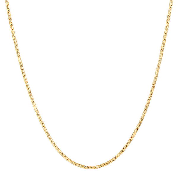 14KY 18" PDC 1.2MM SOLID BIRD CAGE CHAIN